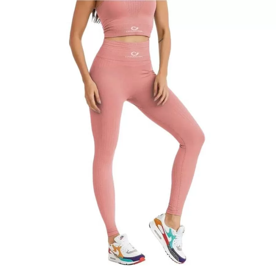 LEGGING SEAMLESS BRAID  Rosa