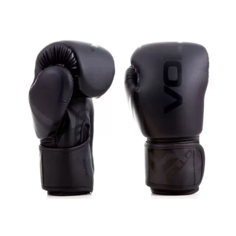 LUVA DE BOXE MUAY THAI KICKBOXING TRAINING VOLLO - Preto