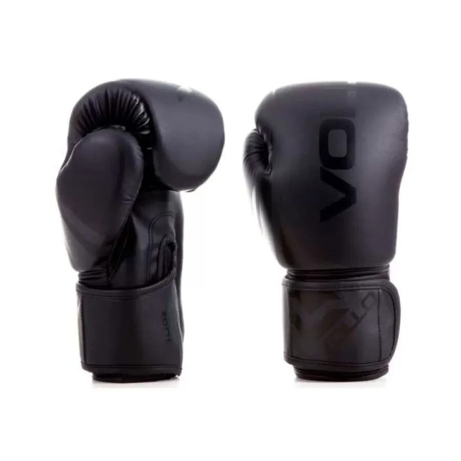 LUVA DE BOXE MUAY THAI KICKBOXING TRAINING VOLLO  Preto