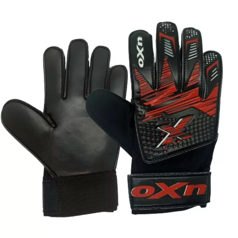 LUVA DE GOLEIRO OXN SPARTAK - Vermelho branco e preto