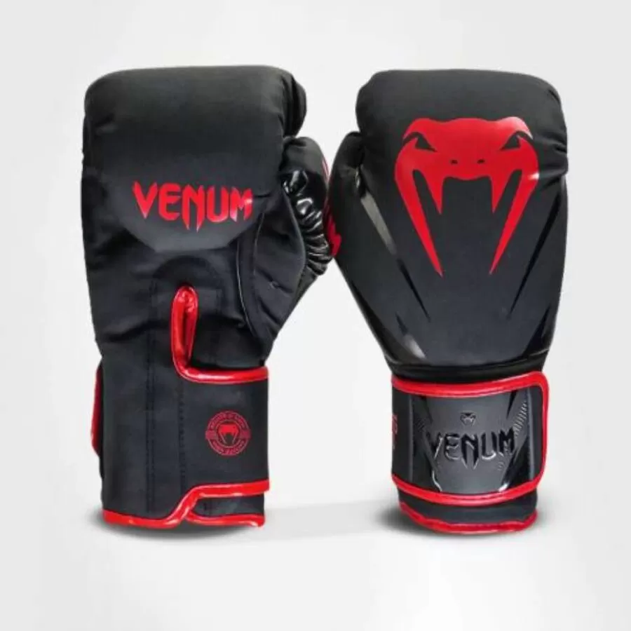 LUVA VENUM IMPACT EVO 2.0  Preto e vermelho