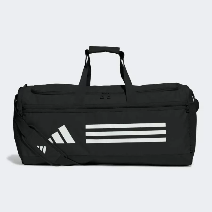 MALA DUFFEL TREINO MEDIA ESSENTIALS  Preto e branco