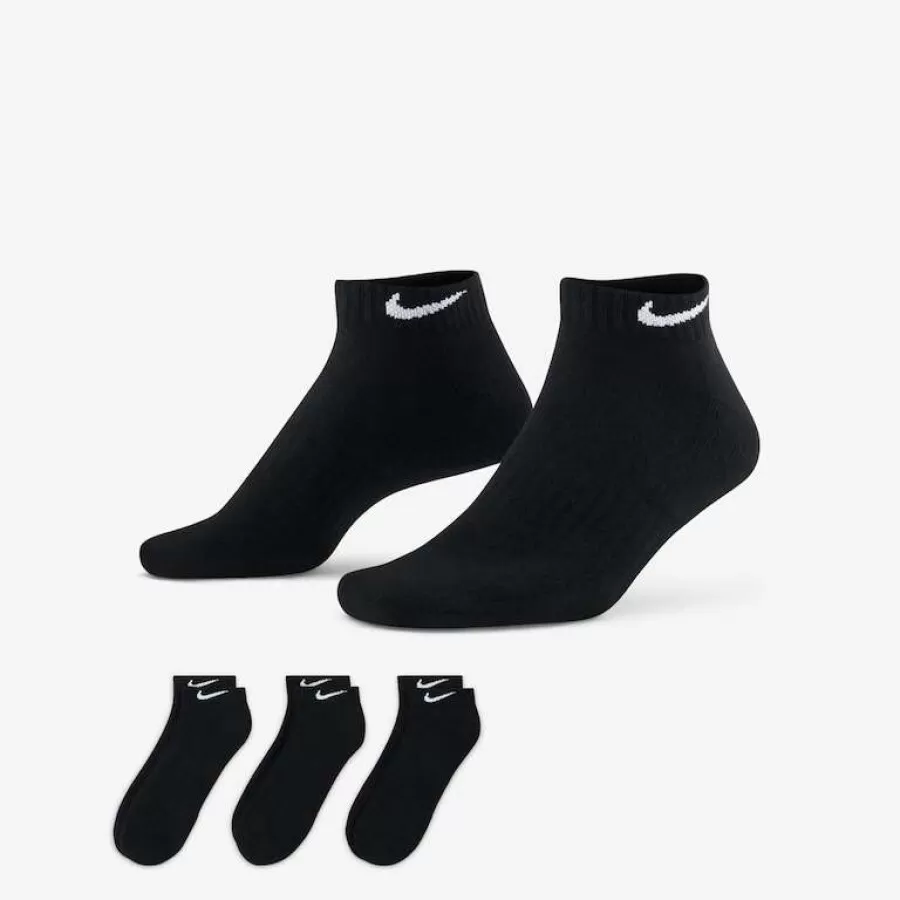 MEIA NIKE EVERYDAY CUSHION 3 PARES  Preto