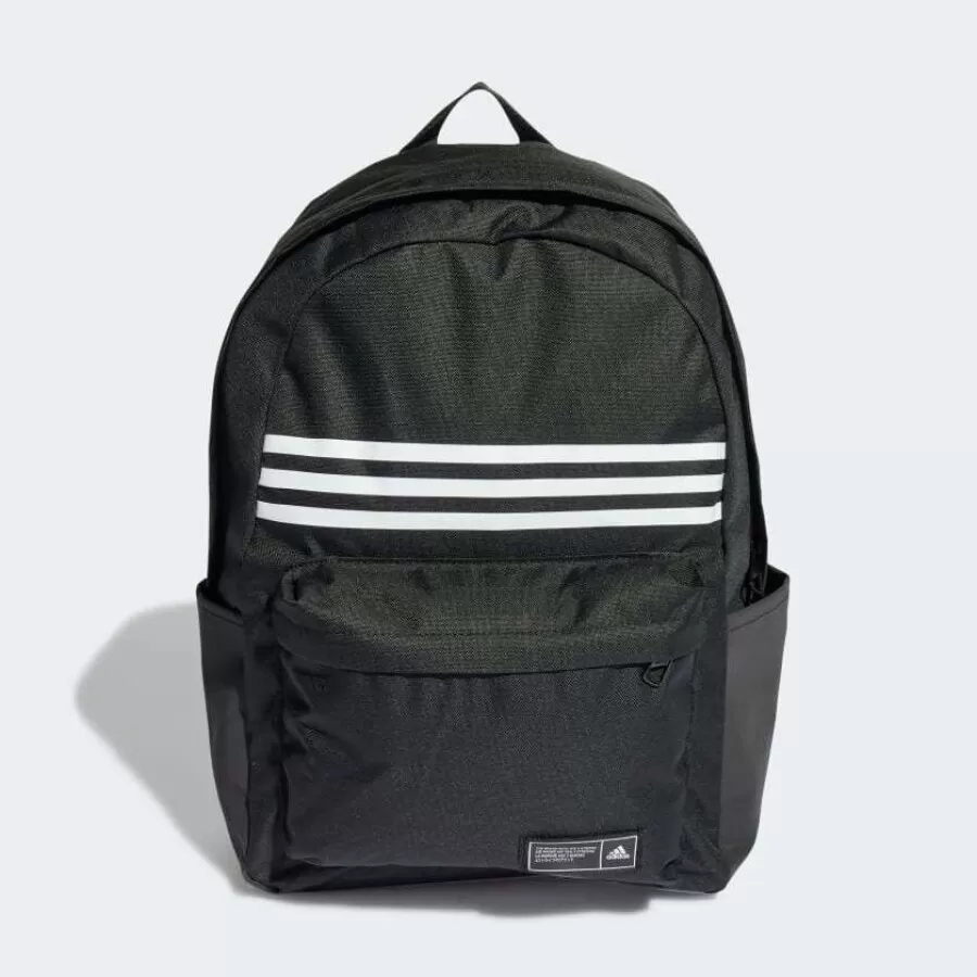 MOCHILA CLASSIC 3STRIPES HORIZONTAL  Preto