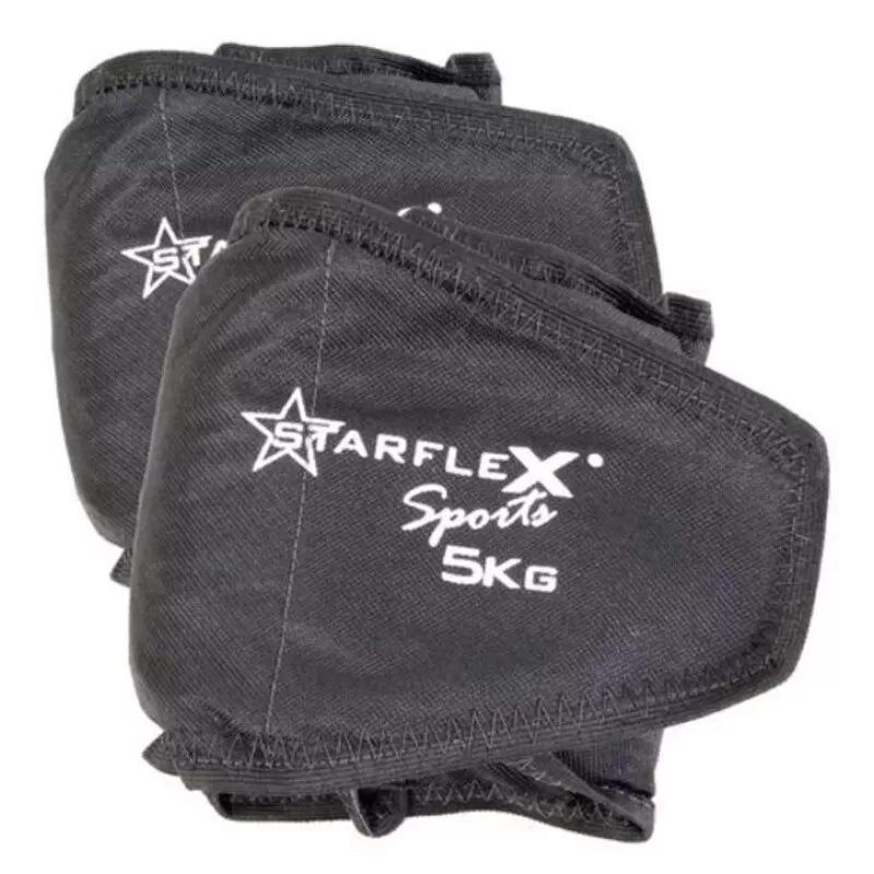 PESO DE PERNA 5KG PAR STARFLEX - Preto