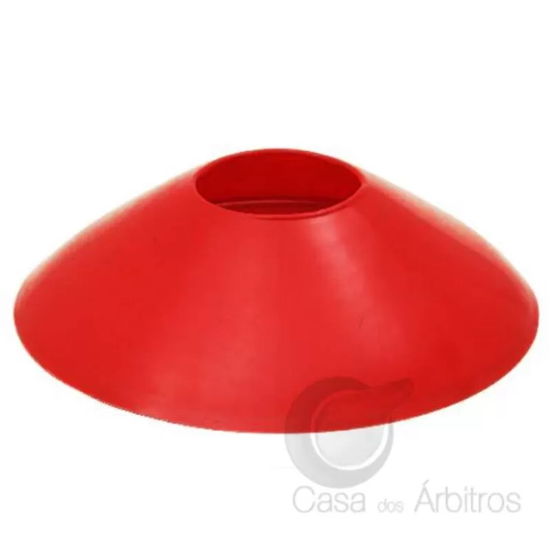 PRATO DE MARCAÇÃO 19CM - Vermelho