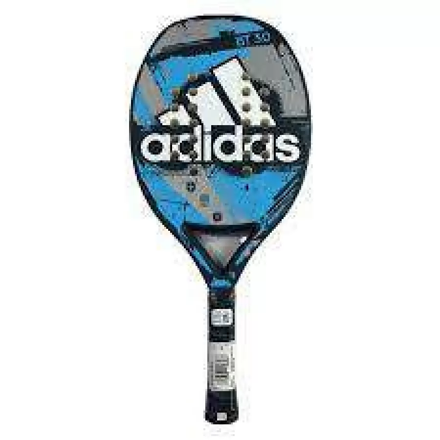 RAQUETE DE BEACH TENNIS ADIDAS BT 3.0  Preto azul e cinza