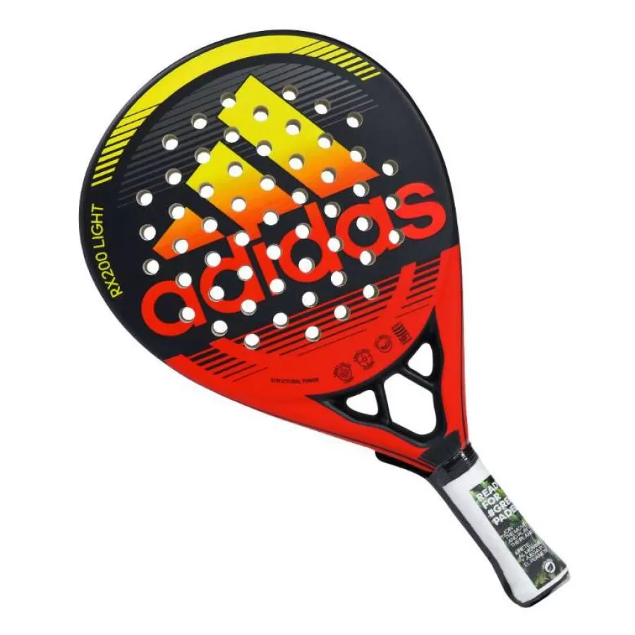 RAQUETE DE PADEL ADIDAS RX 200  Amarelo e vermelho