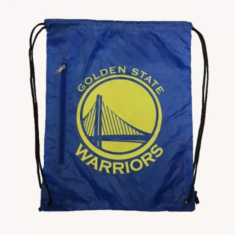 SACOLA NYLON GOLDEN STATES WARRIORS - Azul e amarelo