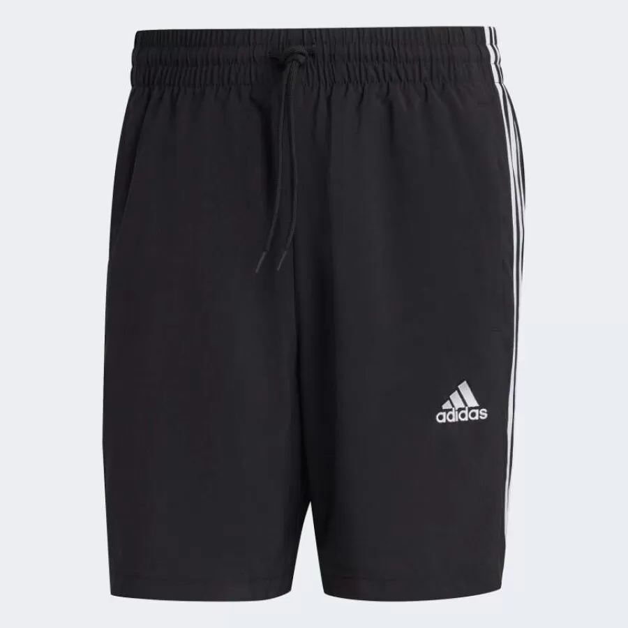 SHORTS AEROREADY ESSENTIALS CHELSEA 3STRIPE  Preto e branco