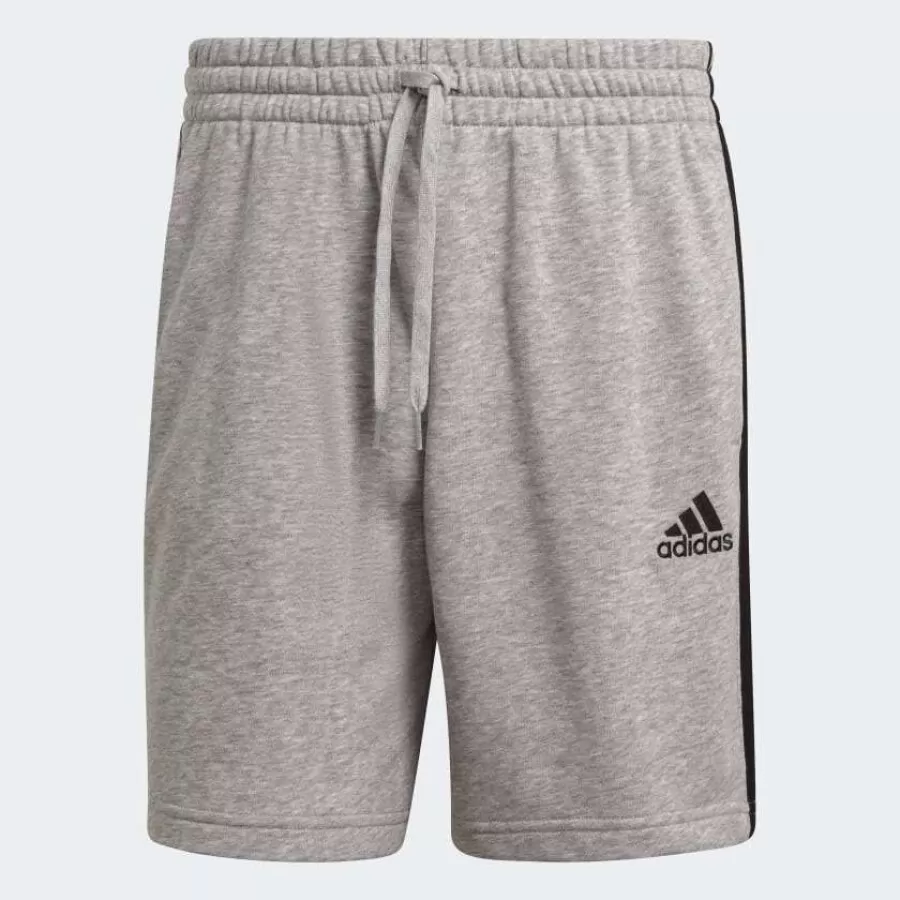 SHORTS ESSENTIALS 3STRIPES  Cinza