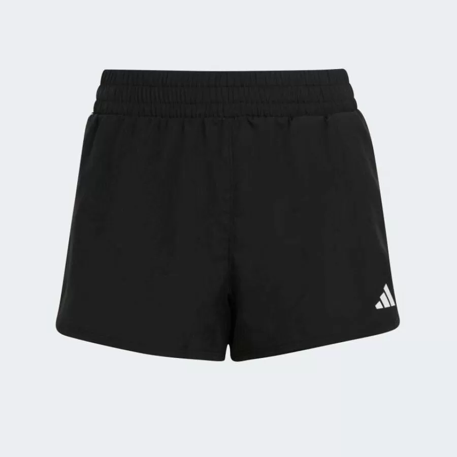 SHORTS ESSENTIALS AEROREADY 3STRIPES INFATIL  Preto