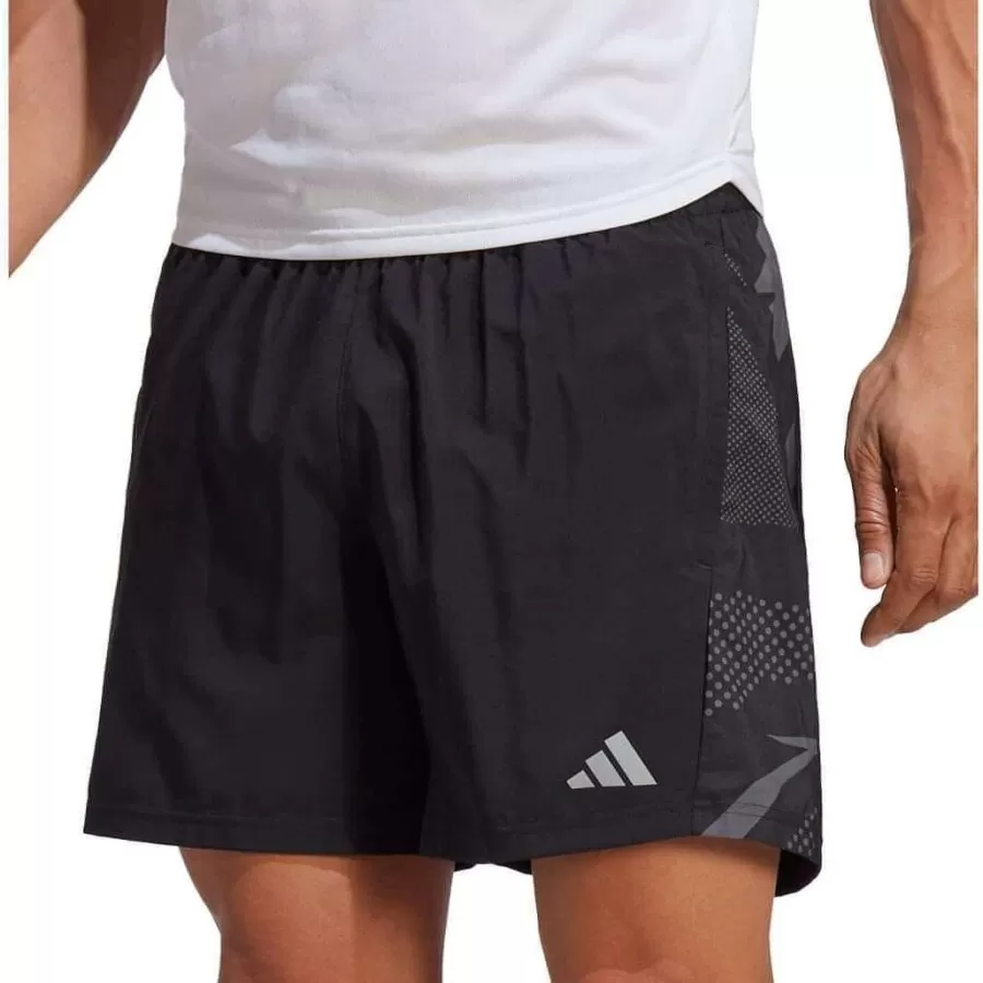 SHORTS OWN THE RUM SEASONAL  Preto e cinza