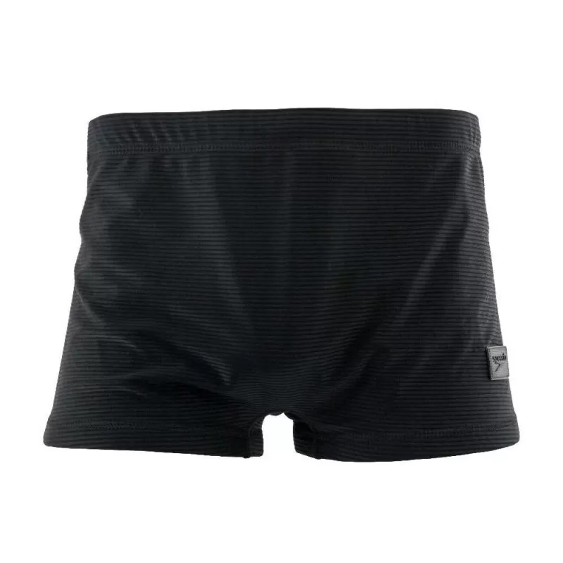 SUNGA BOXER CANELADA - Preto