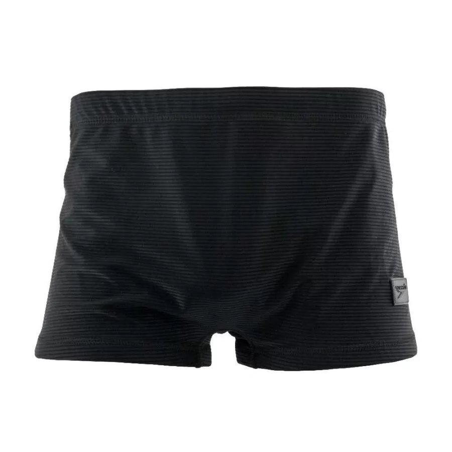 SUNGA BOXER CANELADA  Preto