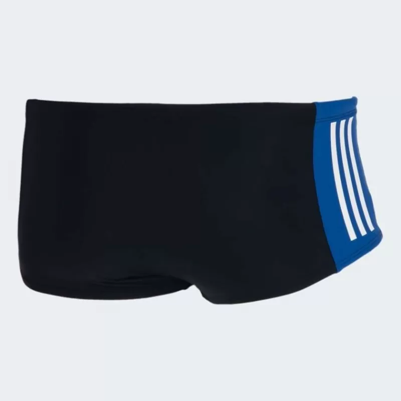 SUNGA COLOURBLOCK 3-STRIPES - Preto e azul