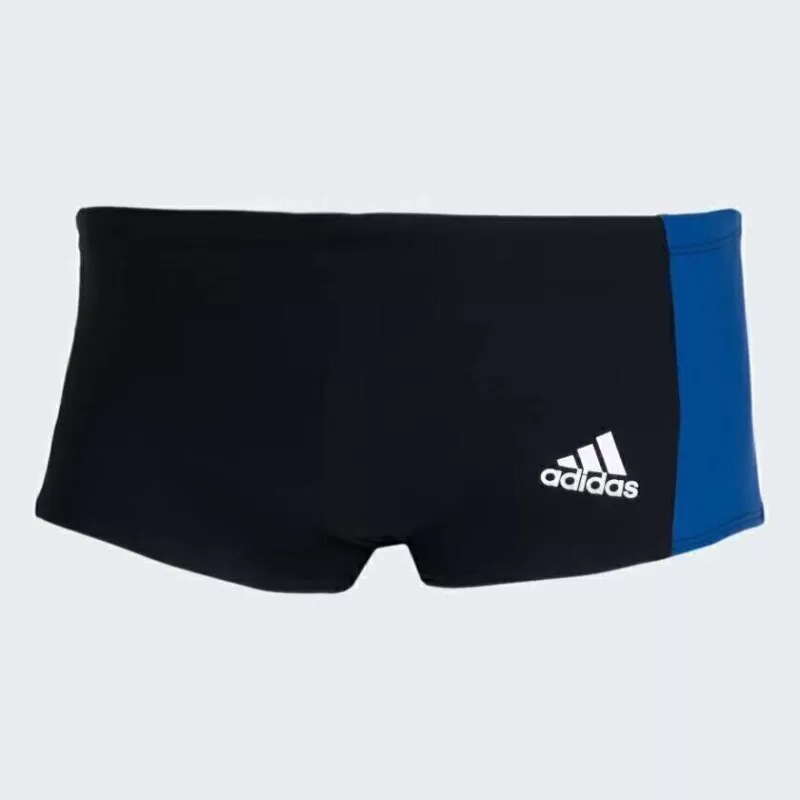 SUNGA COLOURBLOCK 3-STRIPES - Preto e azul