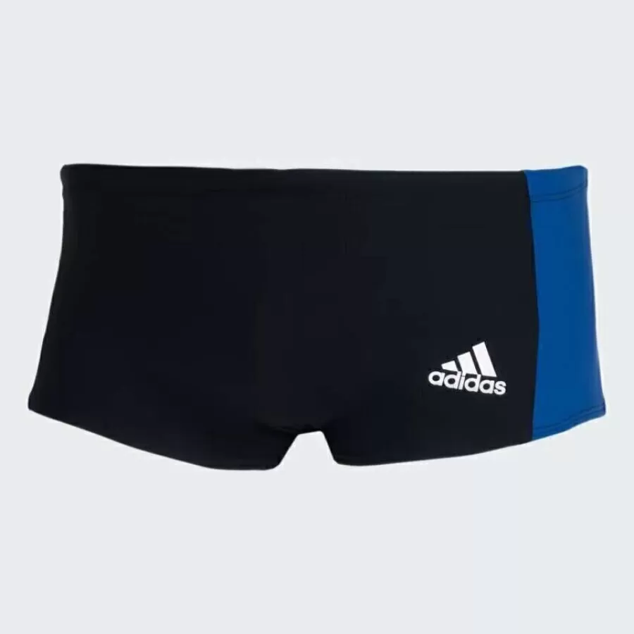 SUNGA COLOURBLOCK 3STRIPES  Preto e azul