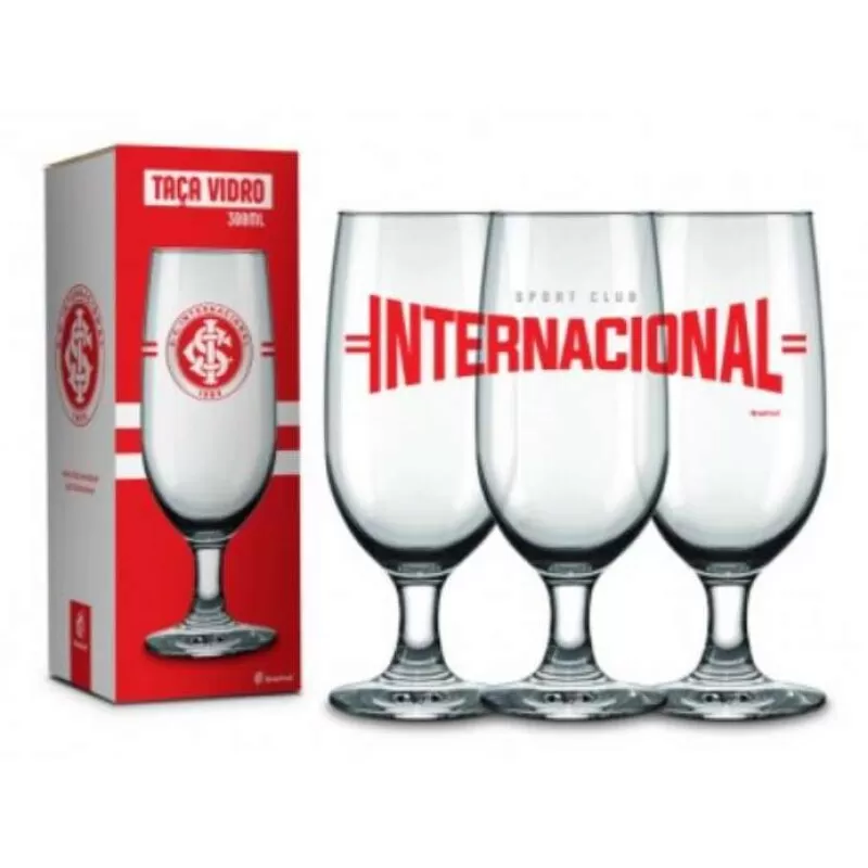 TAÇA VIDRO TIMES 300ML - INTER - Diversos