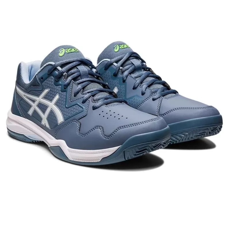 TENIS ASICS GEL DEDICATE 7 CLAY M - Azul e branco