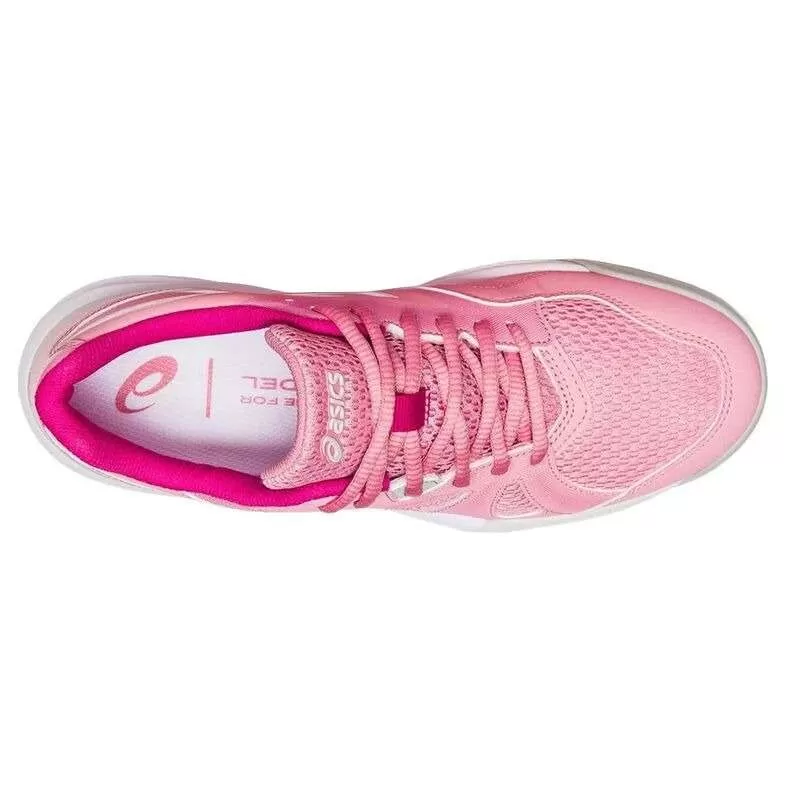 TENIS ASICS GEL PADEL PRO 5 - Rosa e branco