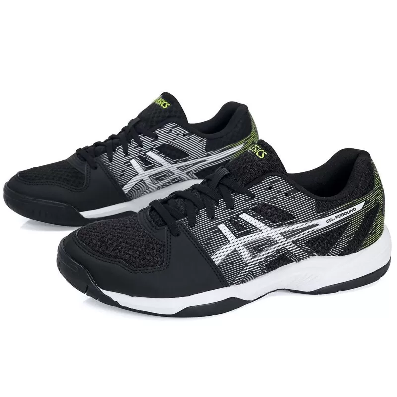 TENIS ASICS GEL-REBOUND - Preto e branco