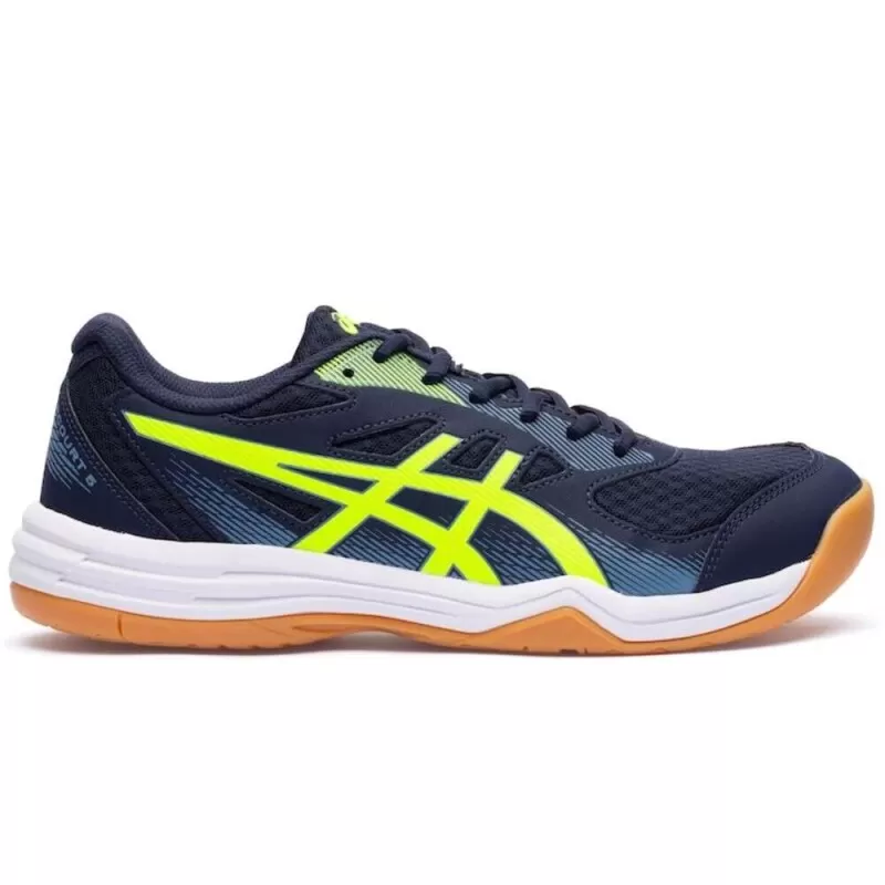 TENIS ASICS UPCOURT 5 - Azul marinho e verde