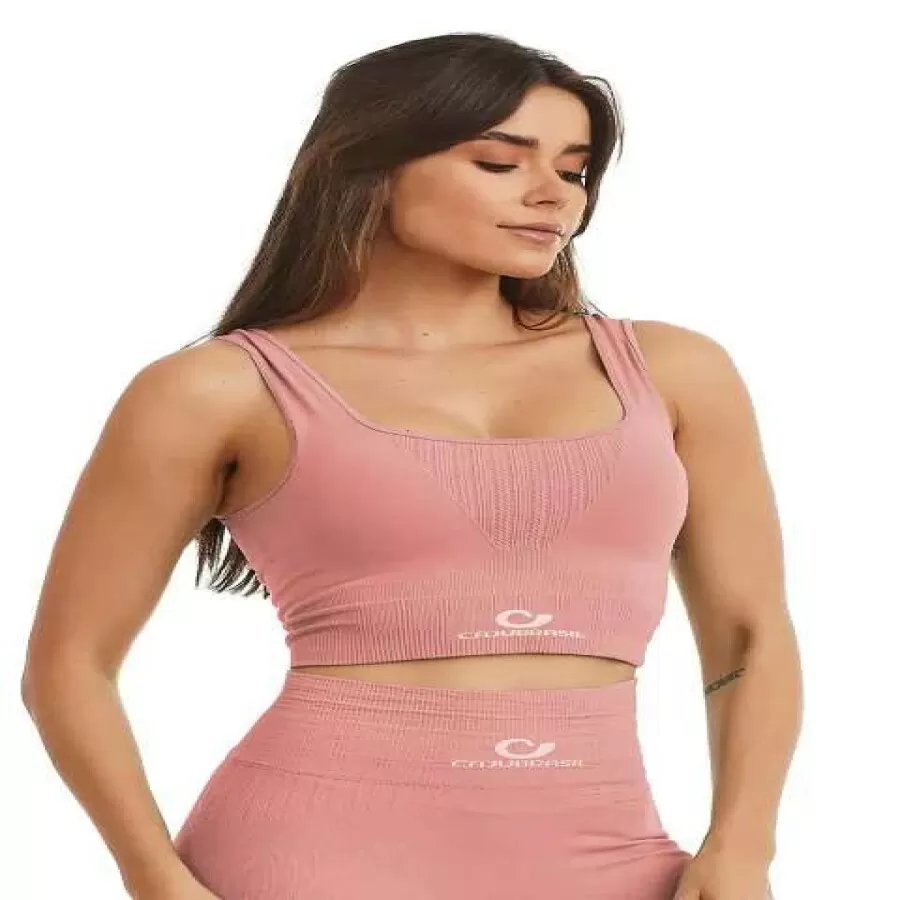 TOP CROPPED SEAMLESS BRAID  Rosa