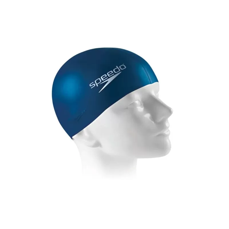 TOUCA DE NATAÇÃO FLAT CAP EM SILICONE - Azul royal